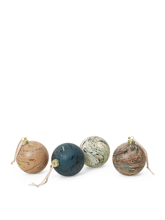 Marble Baubles , Set von 4 Stck