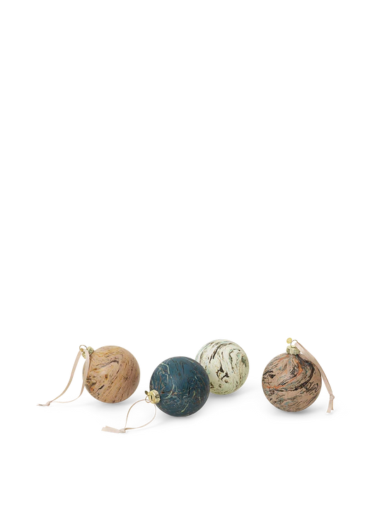 Marble Baubles , Set von 4 Stck