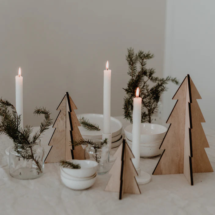 Tannenbäume im 3er Set Natur