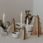 Tannenbäume im 3er Set Natur