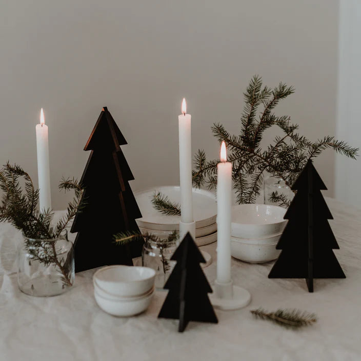 Tannenbäume im 3 er Set schwarz