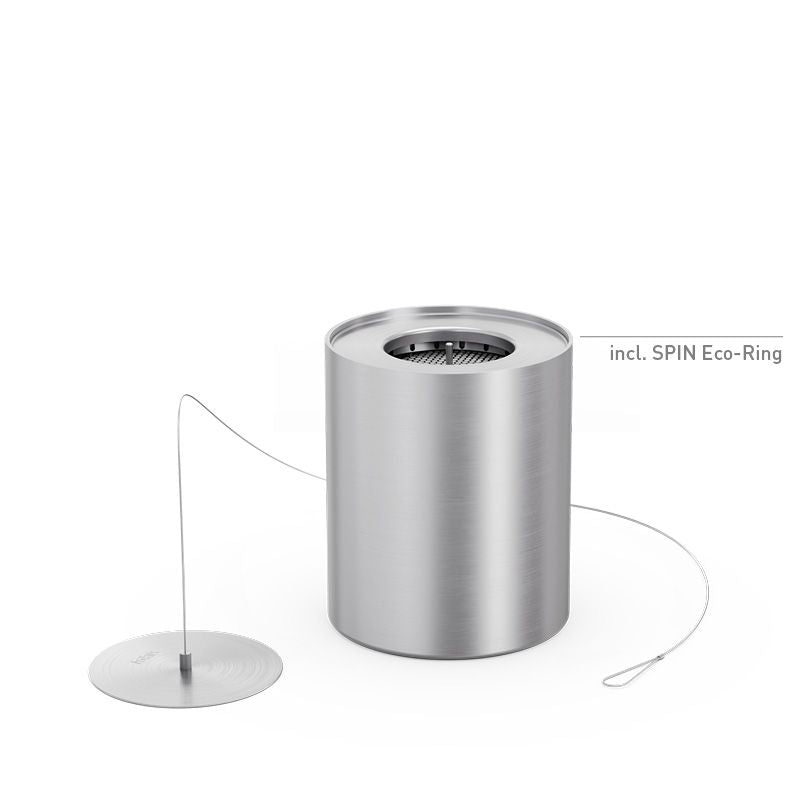 Spin 1200 Bio burner mit Eco Ring und Löschdeckel