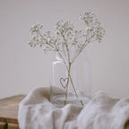 Vase aus Glas groß Herz