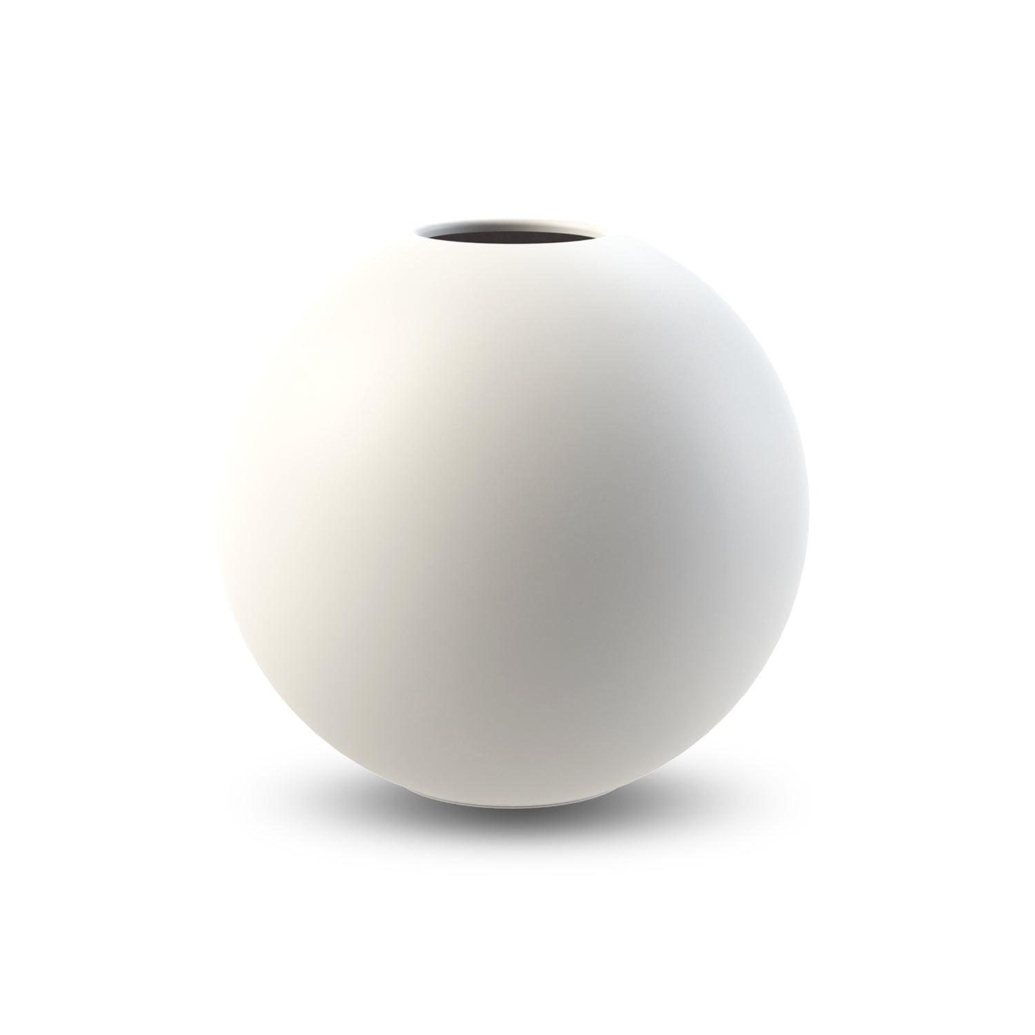 Ball Vase White 20cm