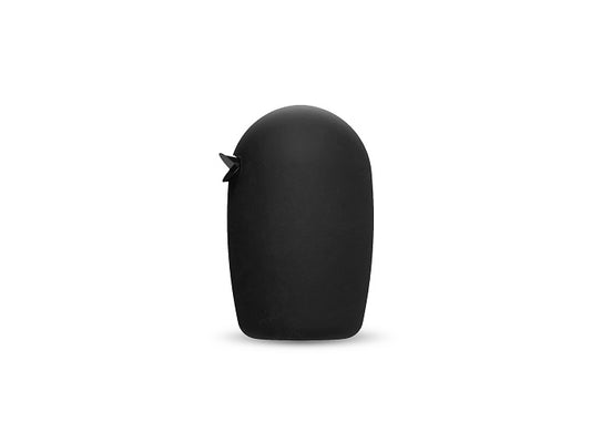 Ceramic bird black 8 cm