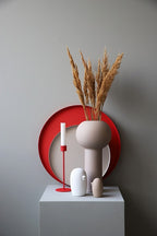 Ceramic bird white 12 cm