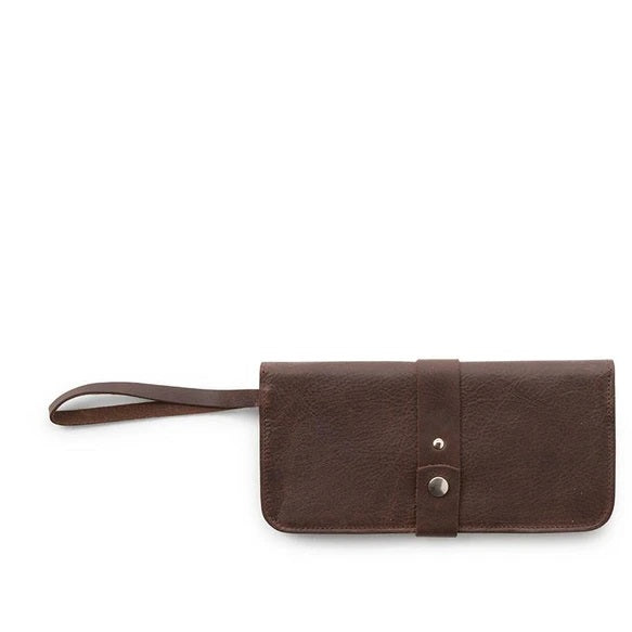 Top Secret Clutch Dark Brown Used Look