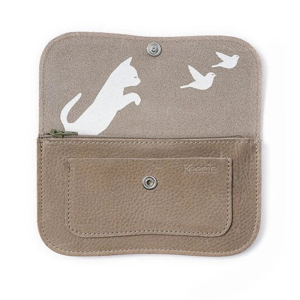 Cat Chase Wallet Medium Moss Used Look