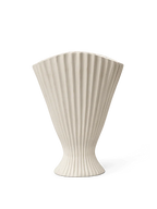 Fountain Vase Off White