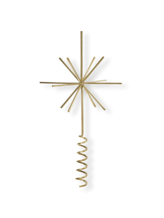 Brass Christmas tree top