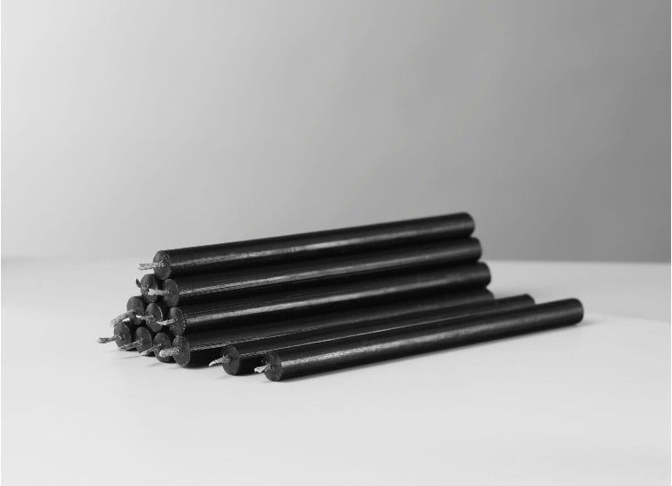 Stoff Nagel Kerzen 12er Set