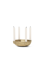 Bowl Candle Holder Brass