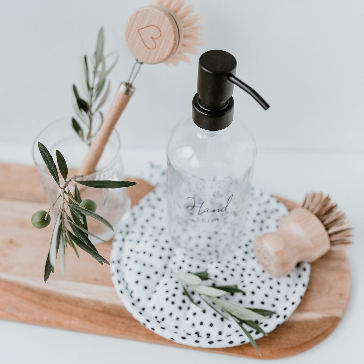 Seifenspender Handseife transparent