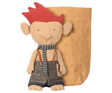 Troll mit blauem Schal