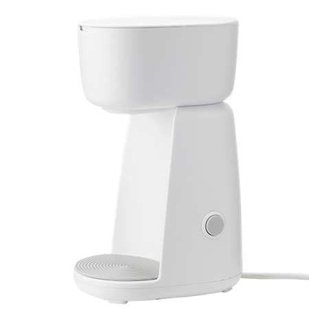 Foodie single cup Kaffeemaschine weiß