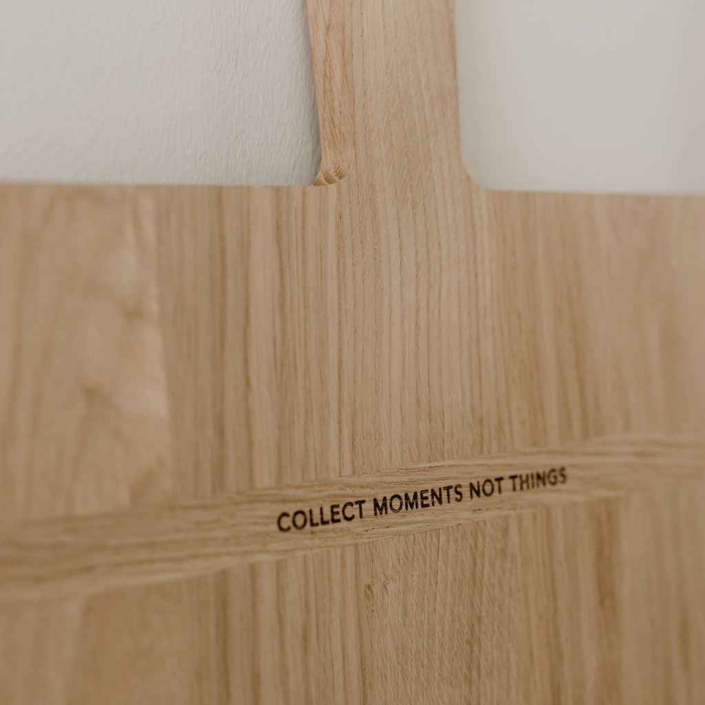 Holzbrett aus Eiche Collect Moments