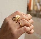 MOONSCAPE RING silber/vergoldet