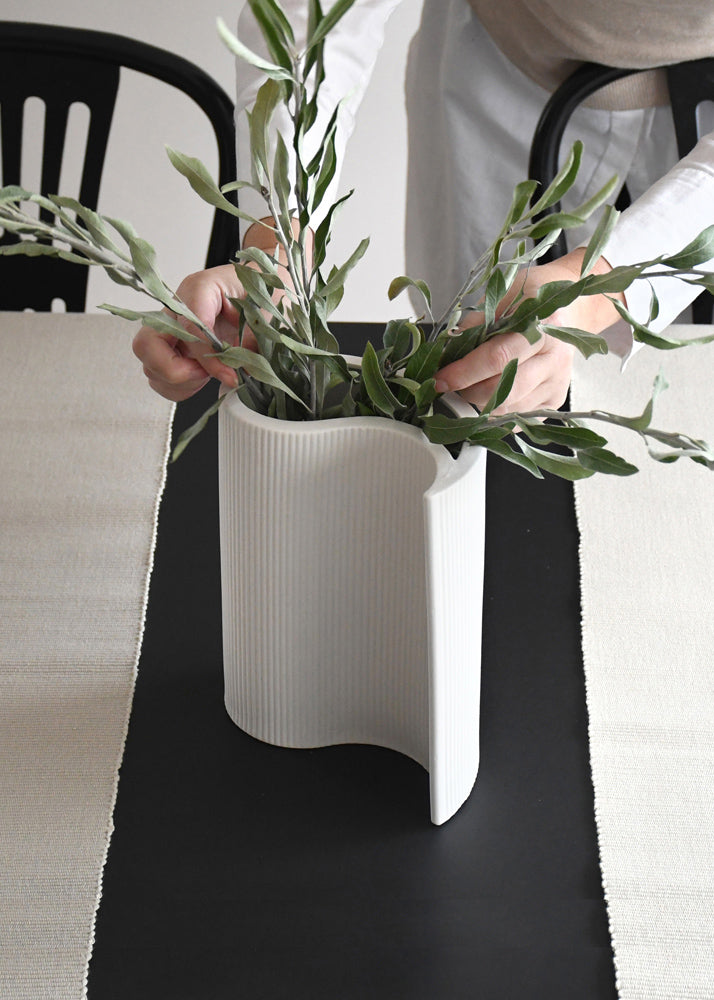 Edshult White Vase