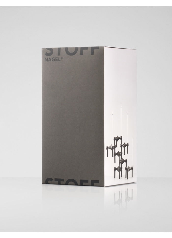 Stoff Nagel Kerzenhalter 3er Set