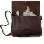 Tasche Big Business Dark Brown used look