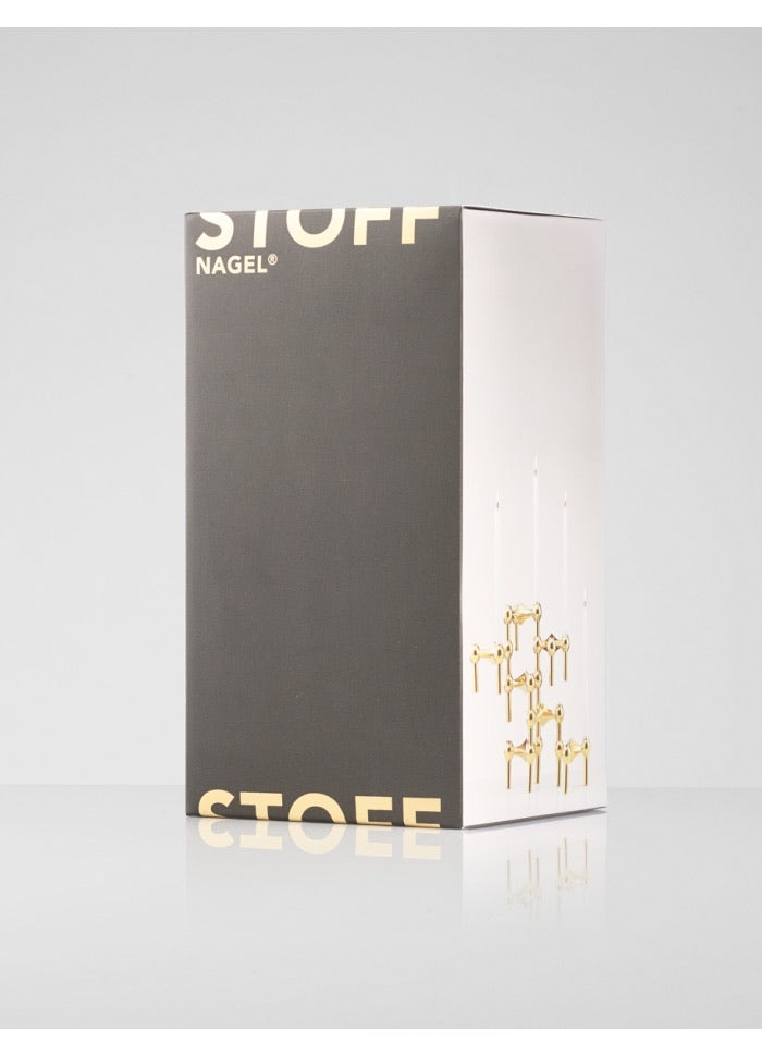 Stoff Nagel Kerzenhalter 3er Set