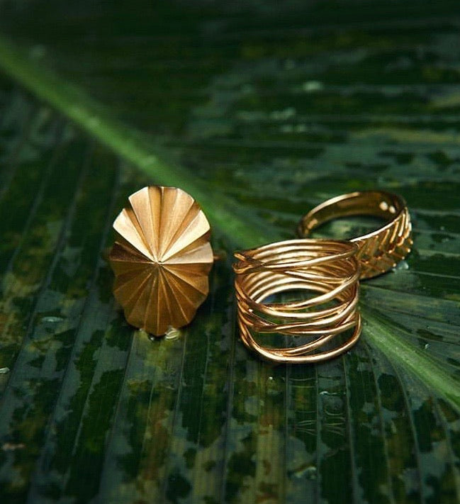 Brooklyn Ring silber/vergoldet