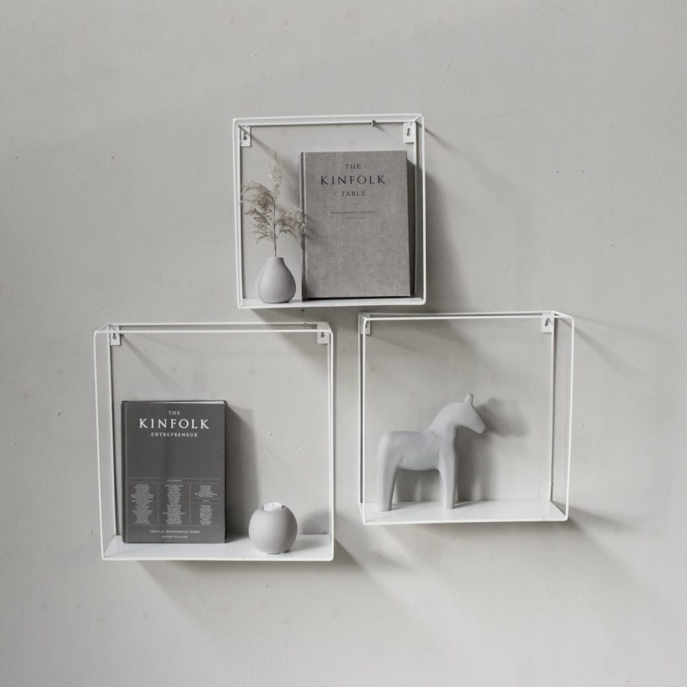 Ramsjöholm Regal weiß 3er Set