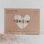 Waschlappen Herz im 6 er Set