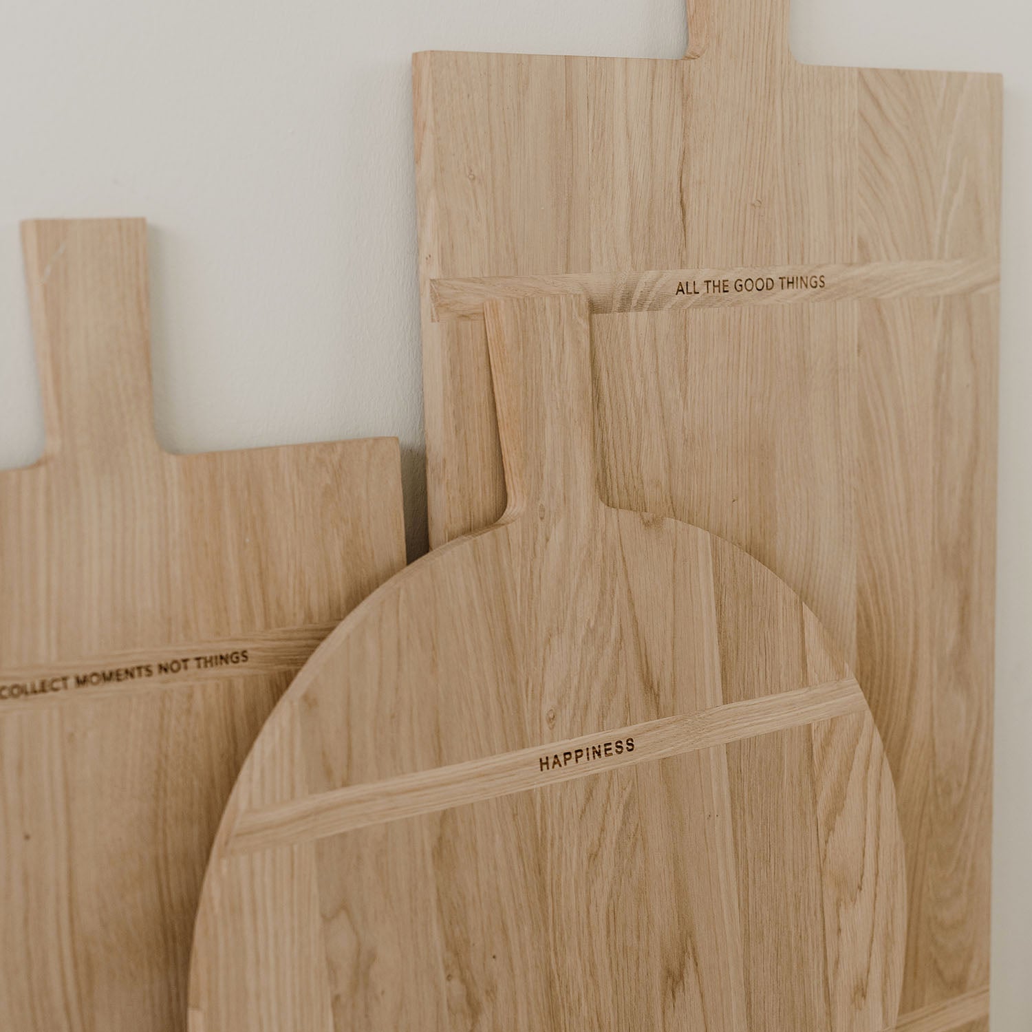 Eichenbrett Happiness 55cm