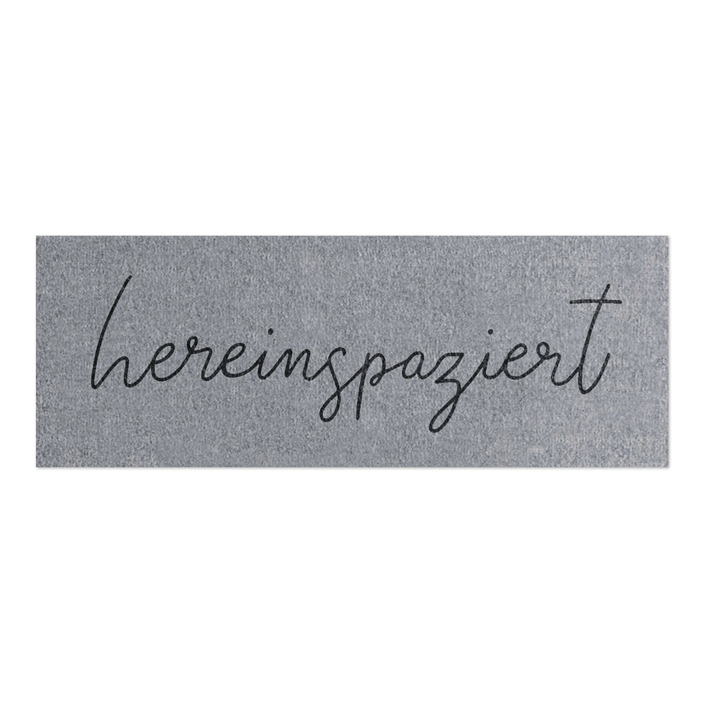 Kleine Polyamid Matte Grau Hereinspaziert