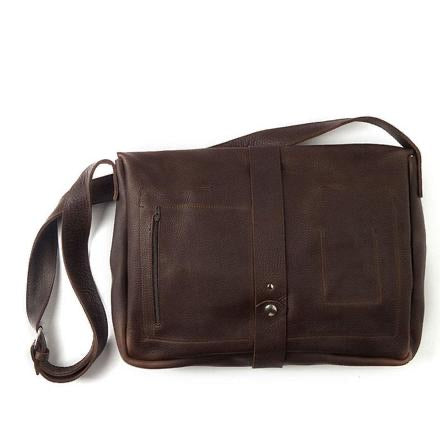 Tasche Big Business Dark Brown used look
