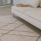 Webteppich Läufer Lines