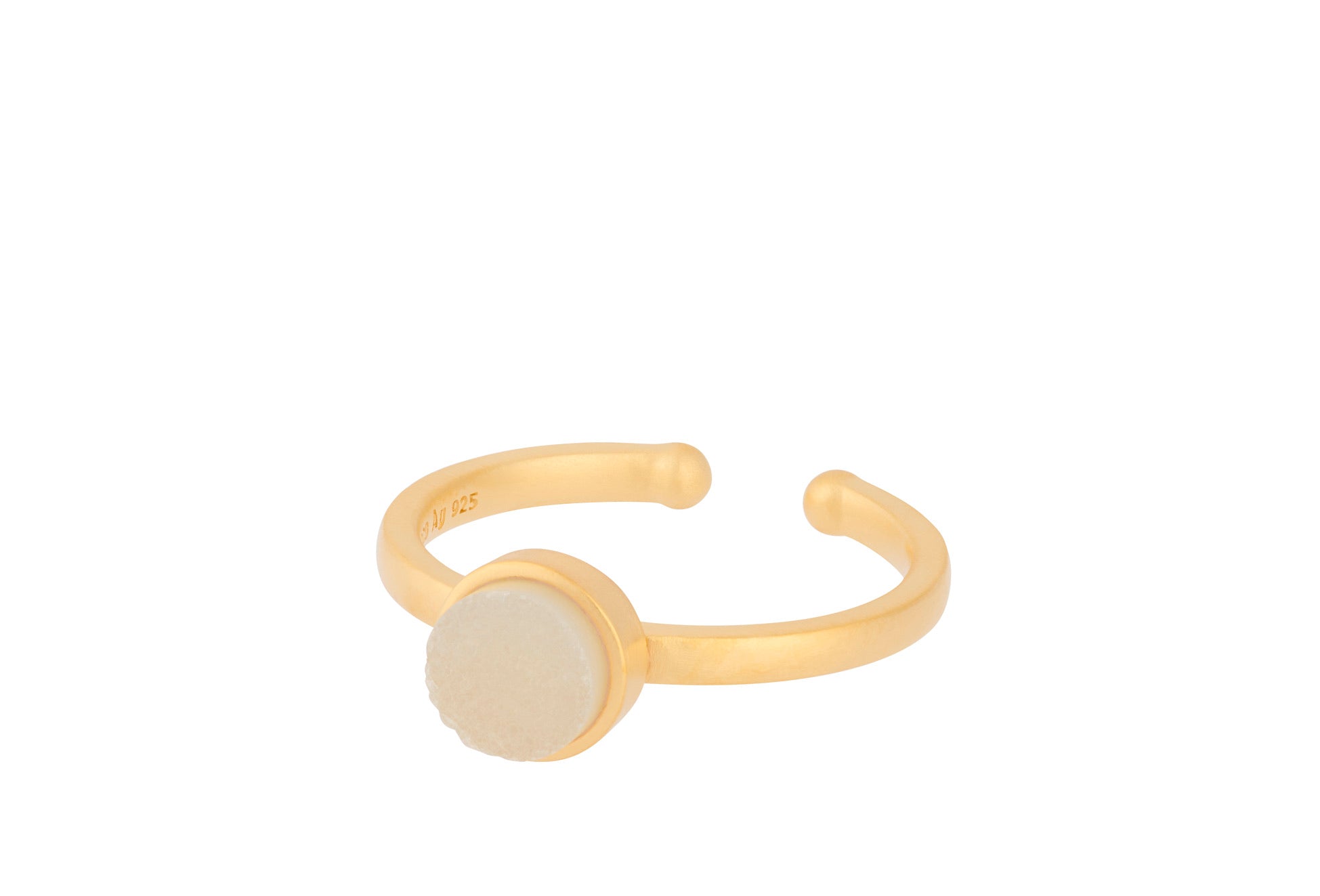Small Haze Ring Größe 52, 925er Silber 18k vergoldet