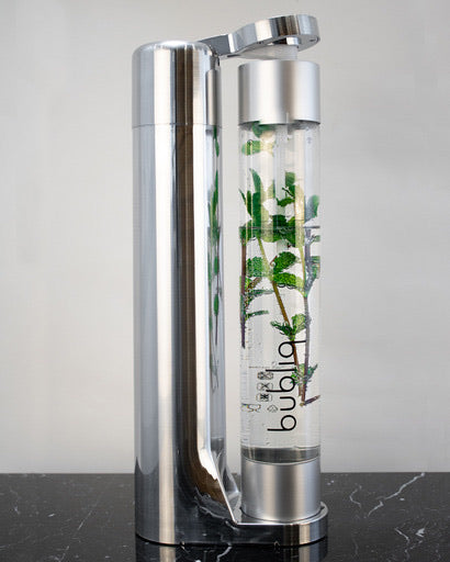 Bubliq Wassersprudler silber