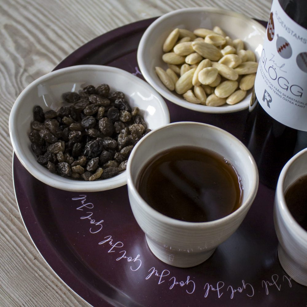 God Jul red Tray God Jul