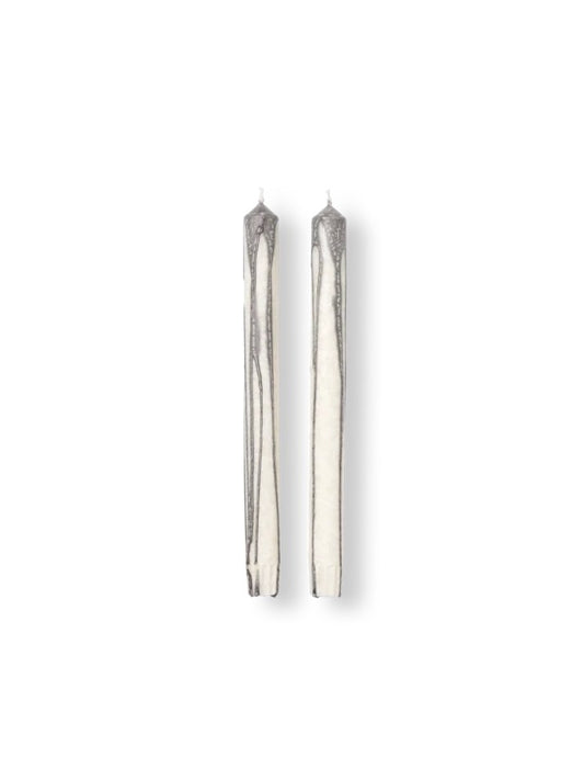 Duo Candle Set of 2 warm Grey