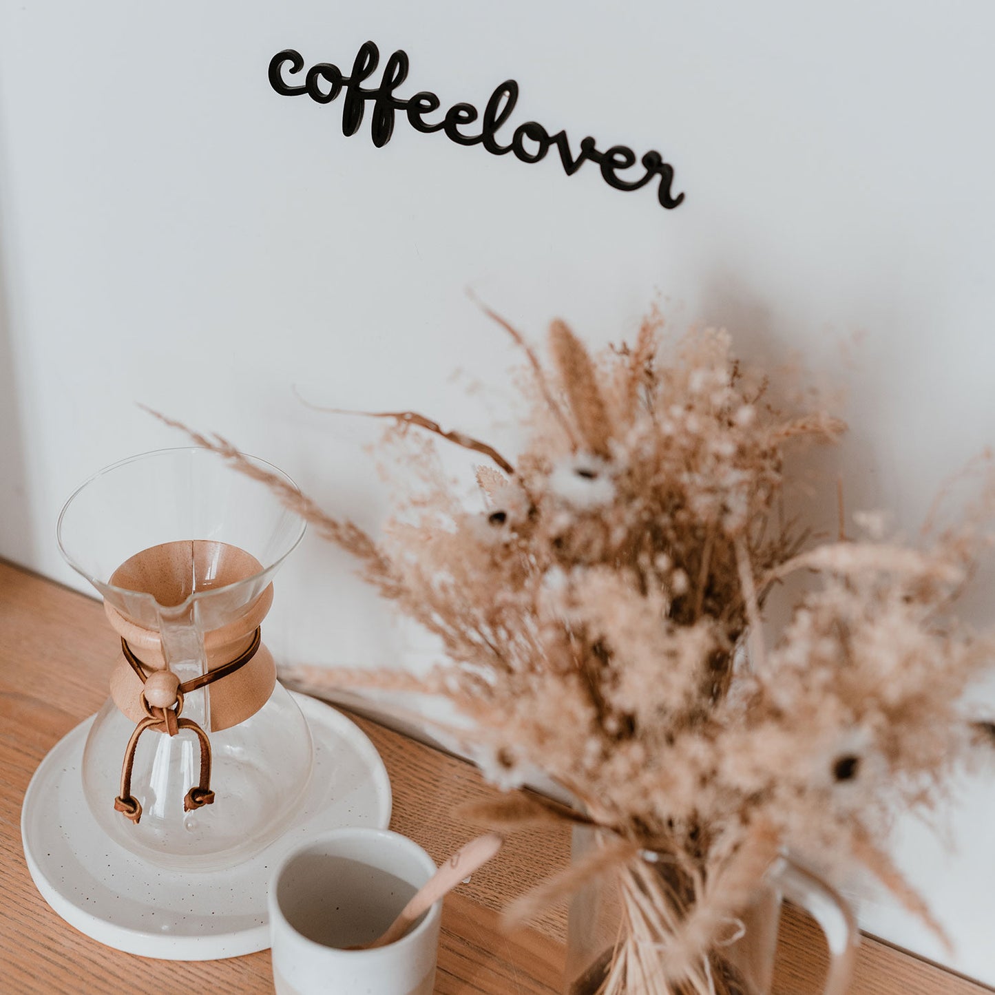 Holzschriftzug Coffeelover
