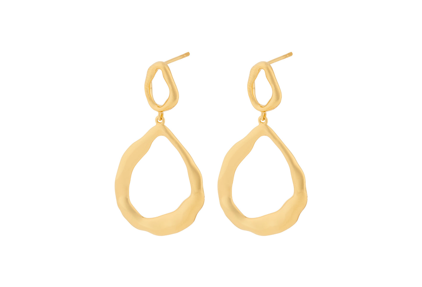 Gaia Earrings silber/vergoldet