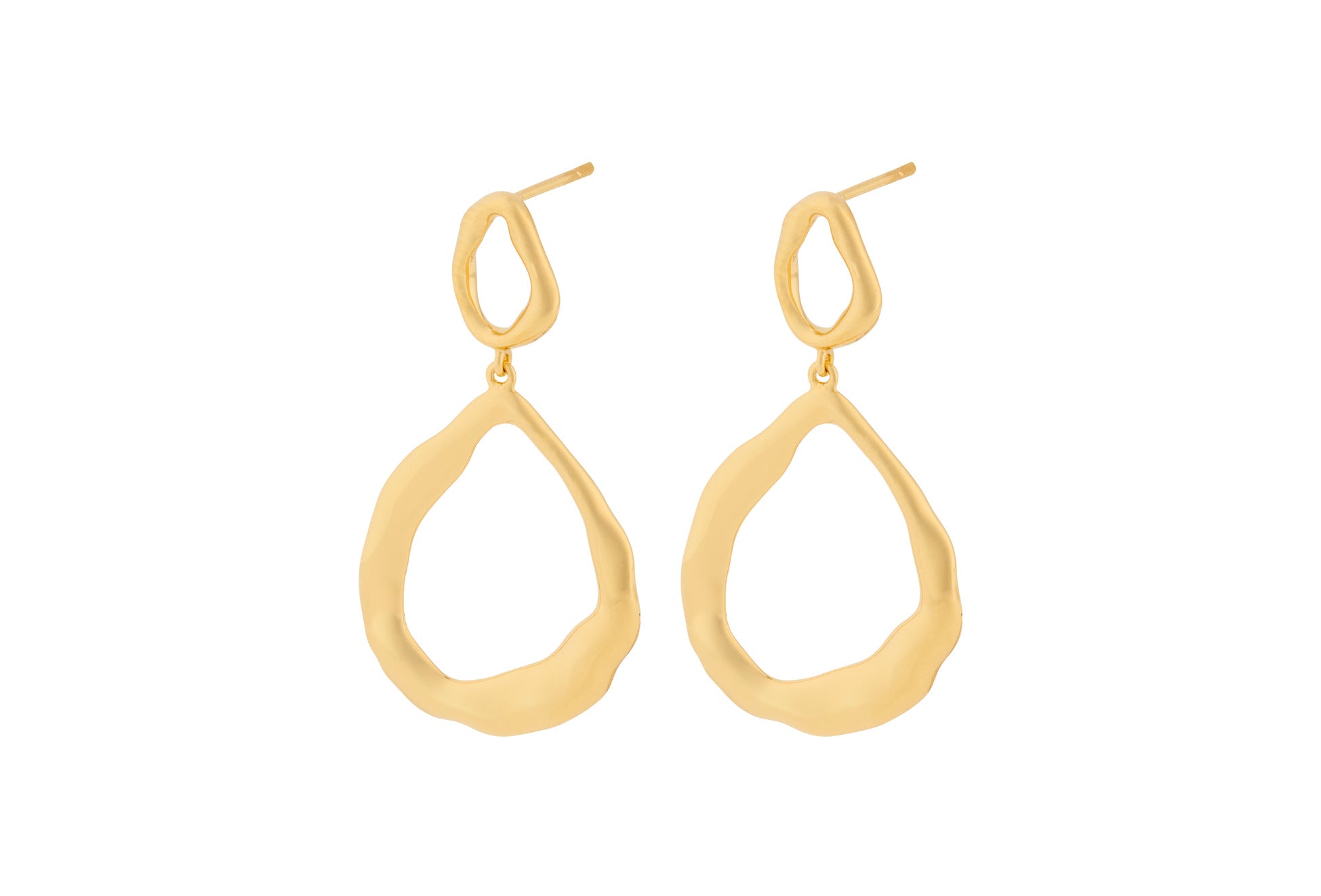 Gaia Earrings silber/vergoldet