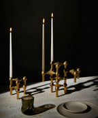 Kerzenständer solid Brass 3er Set