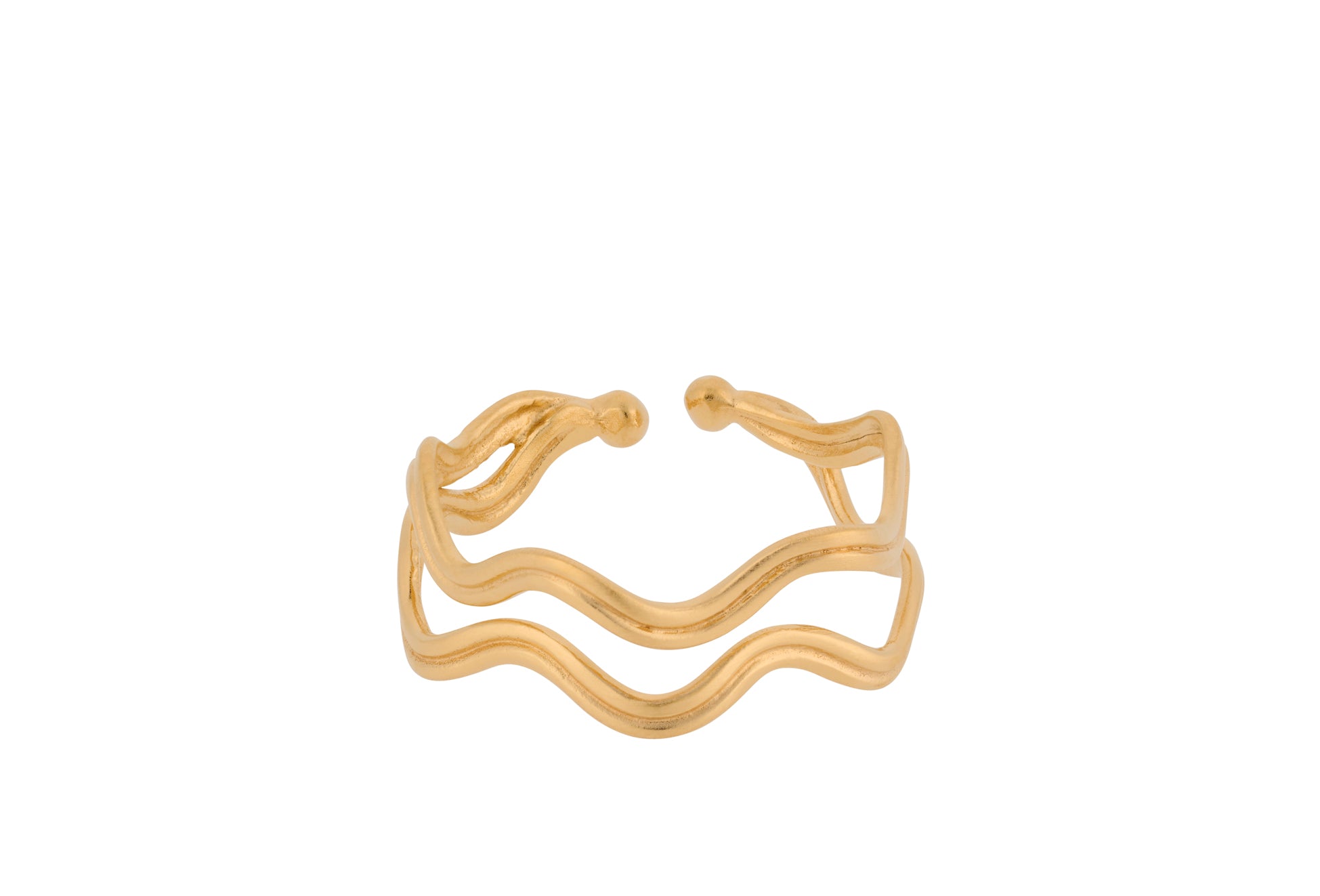 Double Wave Ring
