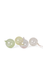Glass Baubles L 4 Stck