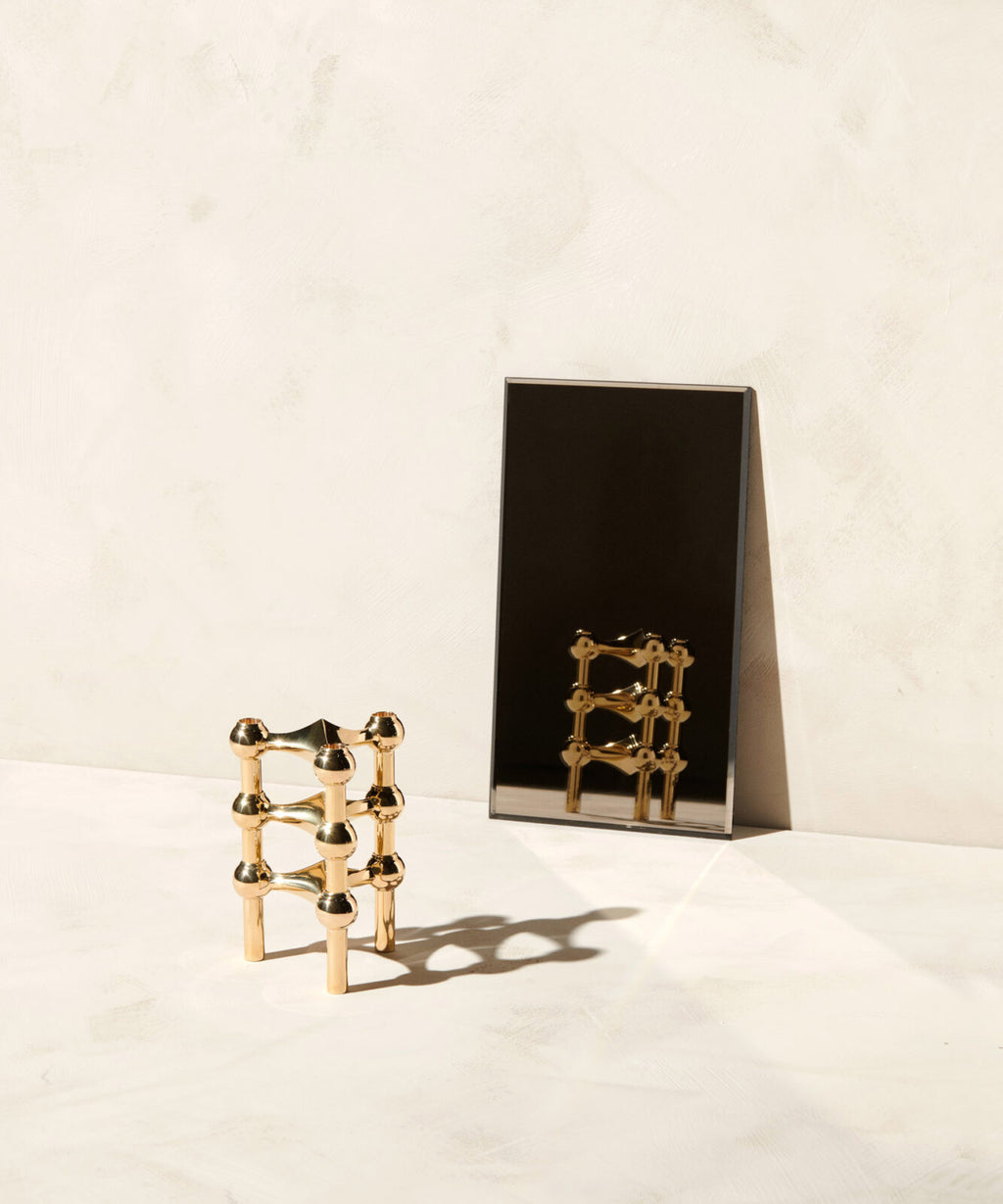 Kerzenständer solid Brass 3er Set