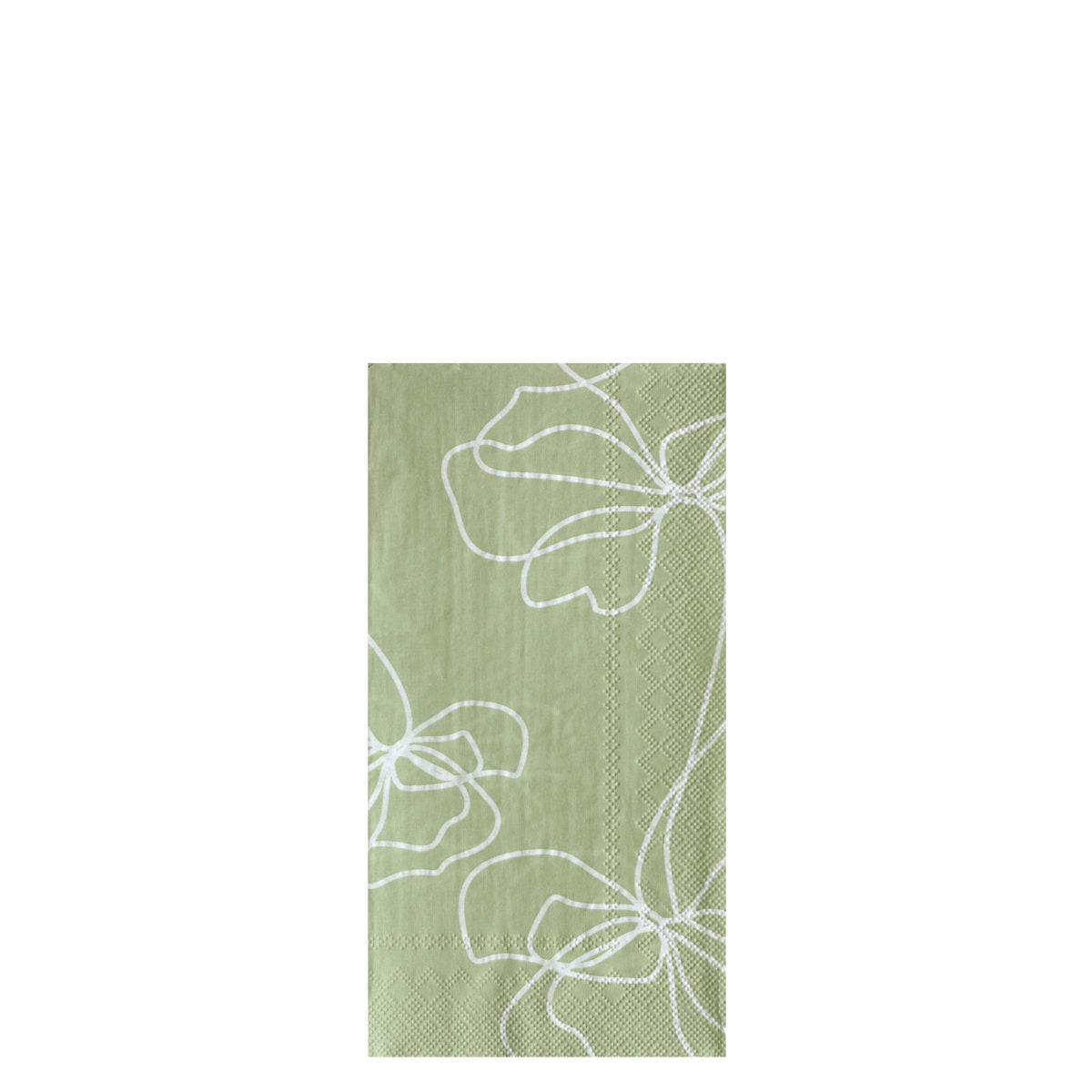Bjuda Green napkin flower
