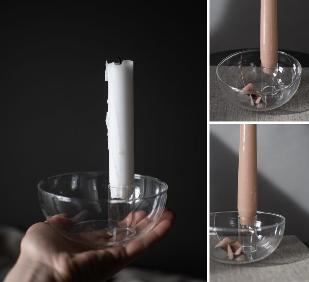 Lidatorp small glass Candlestick