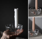 Lidatorp small glass Candlestick