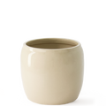 Umtopf glasiert beige