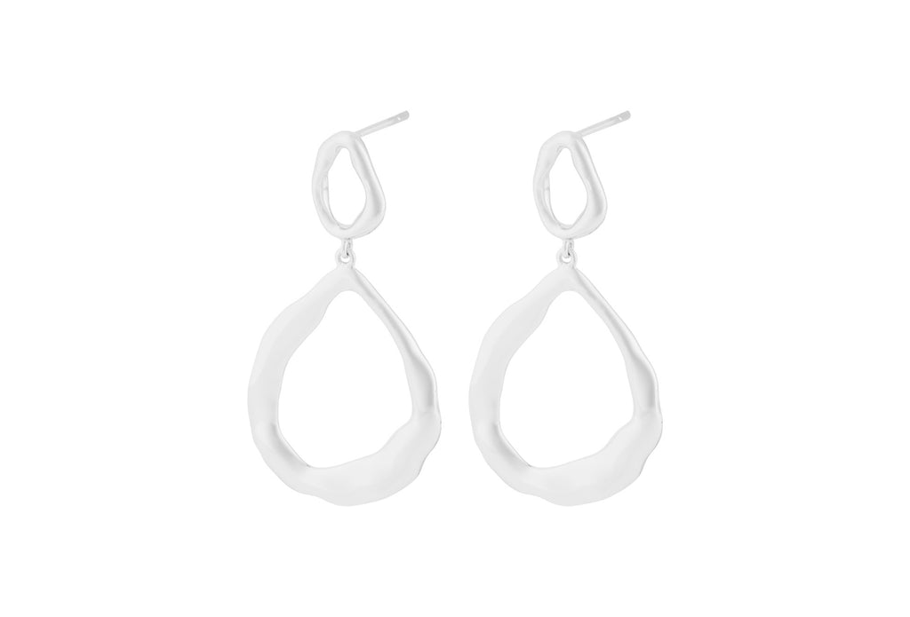 Gaia Earrings silber/vergoldet