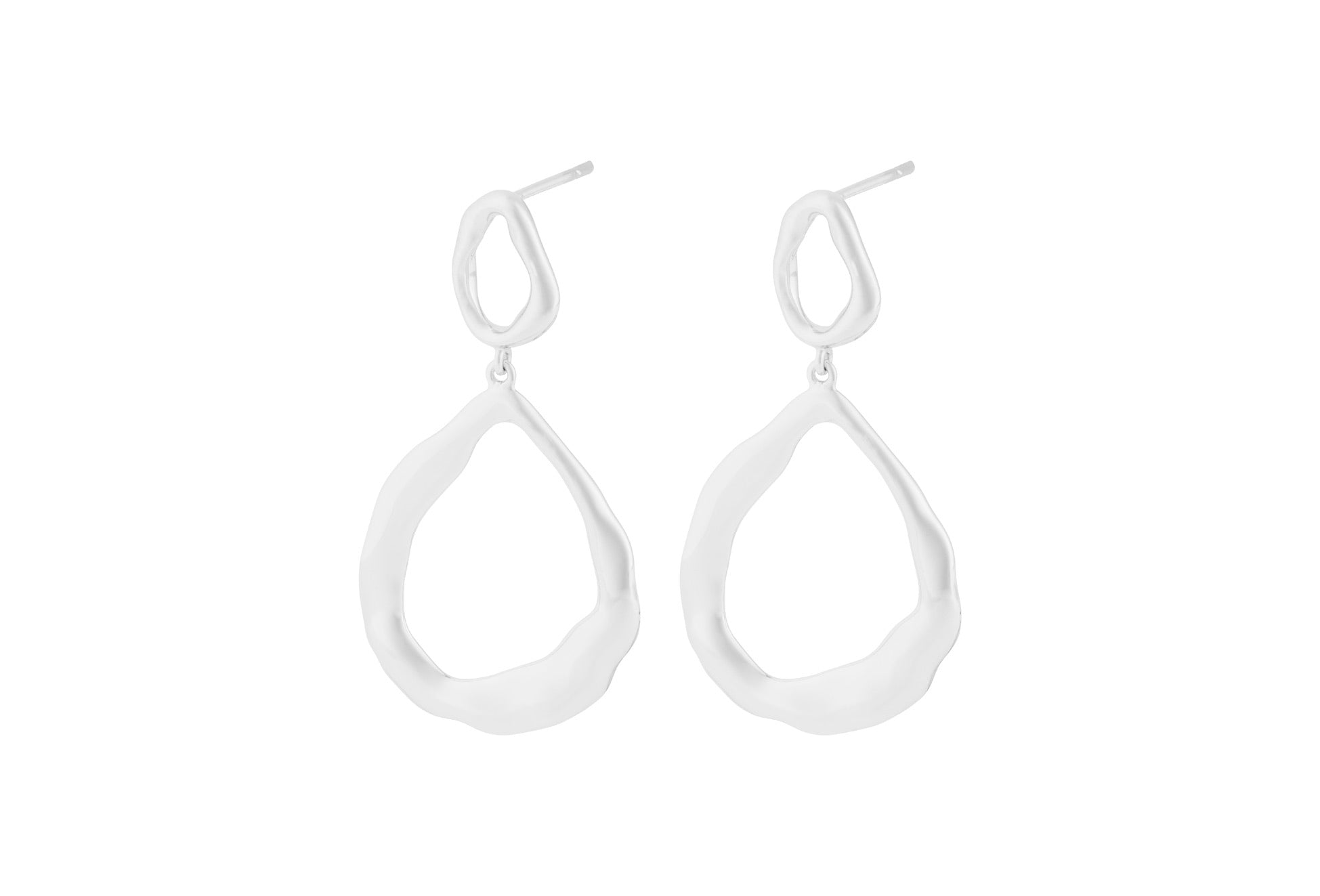 Gaia Earrings silber/vergoldet