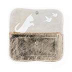Cat Chase Wallet Medium Gold